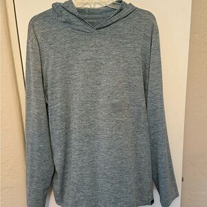 Patagonia Men's Heathered Blue Sun Hoodie